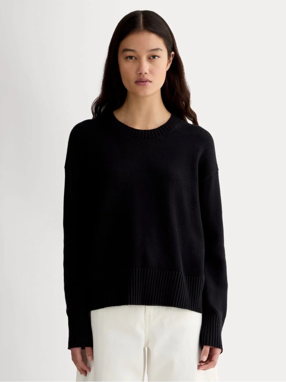 Everlane The Boxy Sweater 100% Organic Cotton Size S NWOT